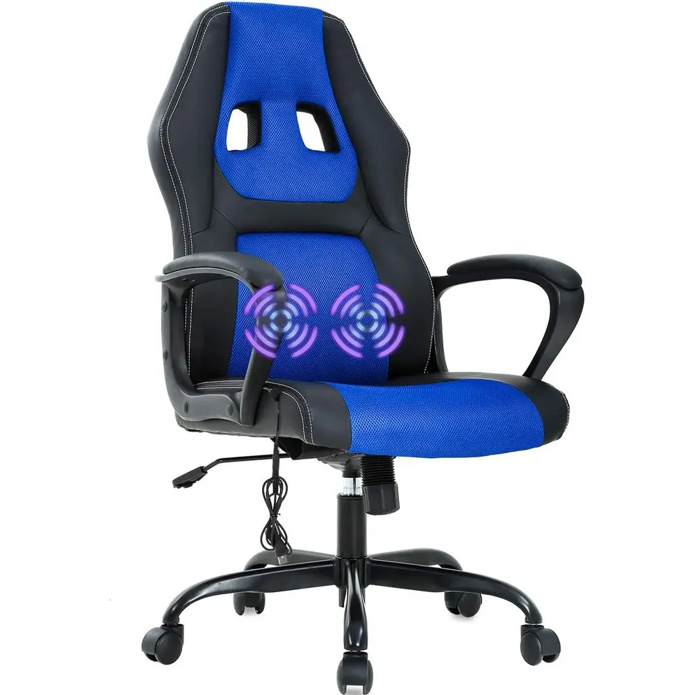 Massage - Ergonomiczne krzesło gamingowe z ekoskóry PU,