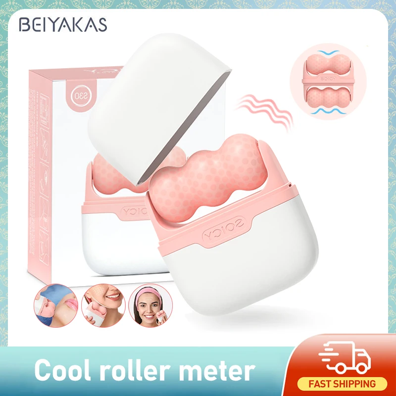 Face Ice Roller Puffiness - Wałek chłodzący 2w1 Beiyakes do twarzy