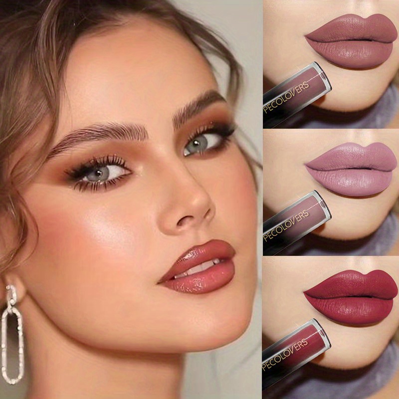 Matte Velvet Lip Tint Long Lasting - Szminka błyszczyk do makijażu wodoodporny aksamitny