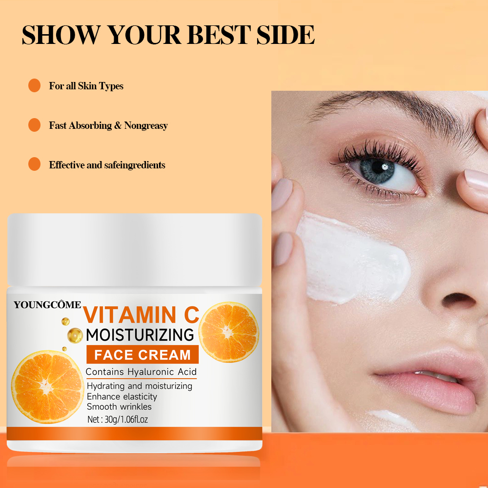 Hyaluronic Acid Facial Serum - Witamina C Krem nawilżający Naprawa Esencja