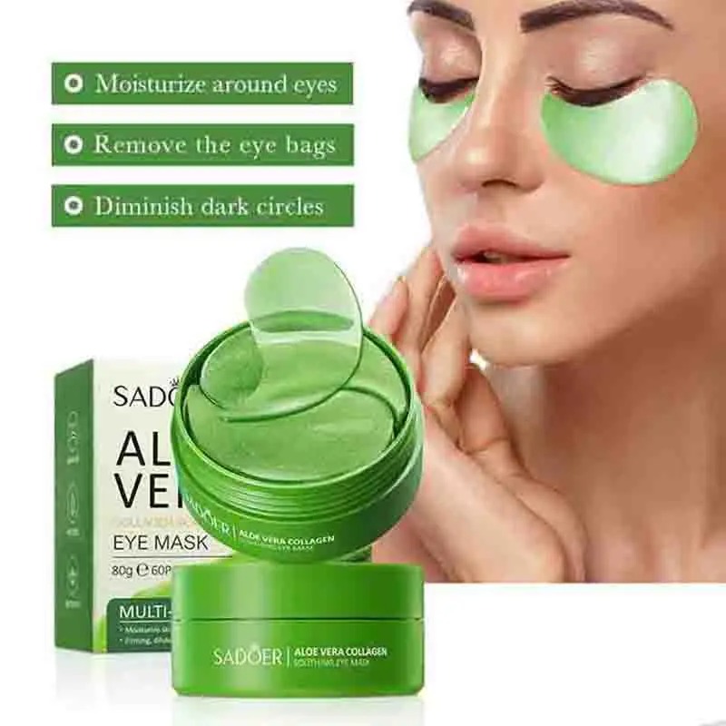 Collagen Under Eye Patches - 60 sztuk aloesowa kolagenowa maska pod
