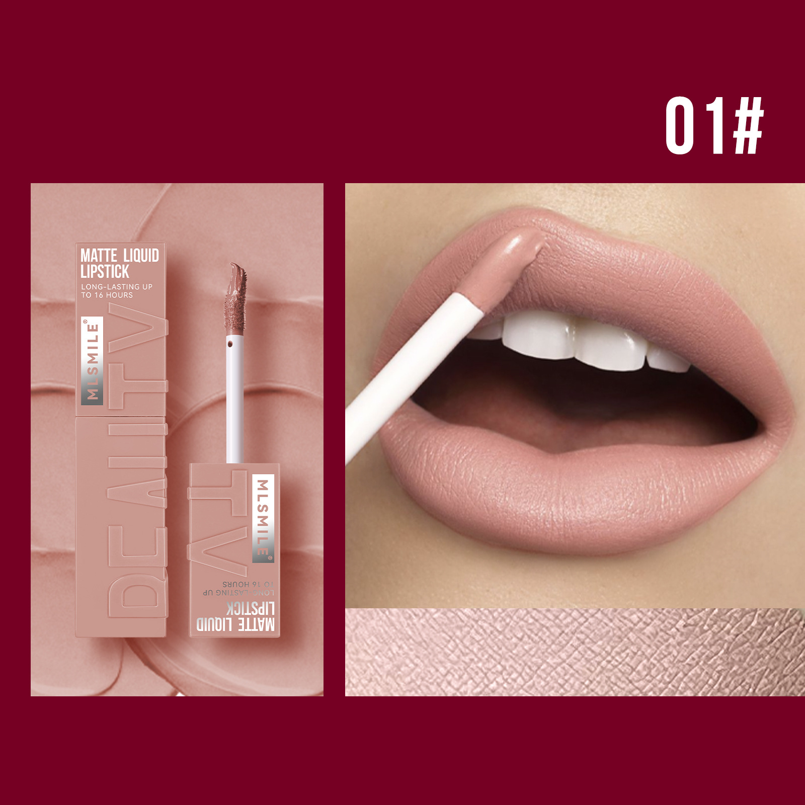 Matte Velvet Lip Tint Long Lasting - 6 Kolorów Matowa Pomadka w Płynie