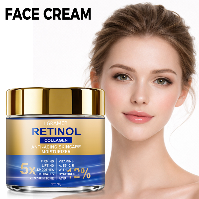 Retinol Anti Wrinkle Cream - Krem do twarzy z retinolem, nawilżający,