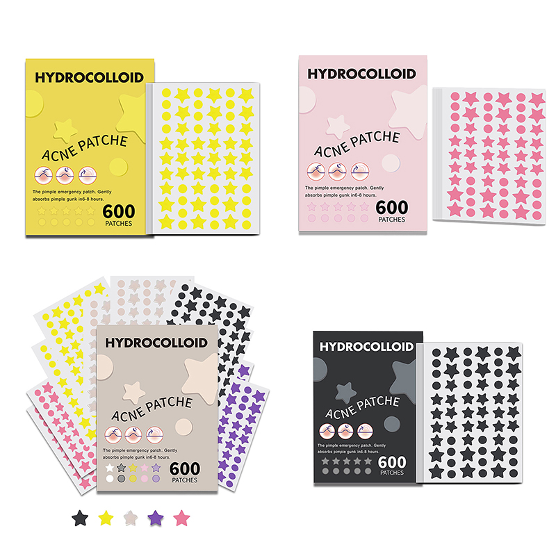 Skincare - 600 sztuk/zestaw Plasterki na pryszcze w