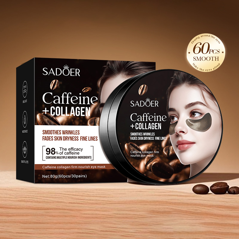 Collagen Under Eye Patches - 60 szt. SADOER Kryształowa Maska Kolagenowa