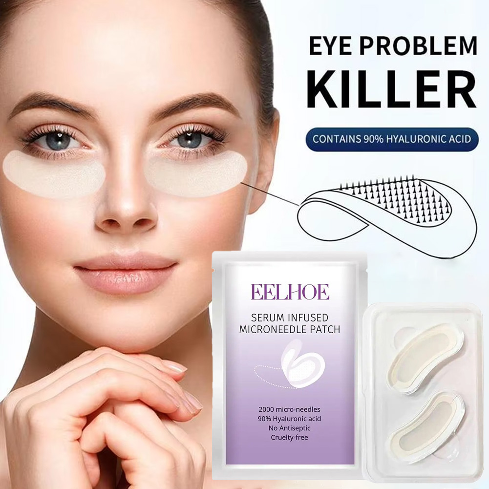 Collagen Under Eye Patches - 1 para mikroigłowych maseczek przeciwzmarszczkowych z