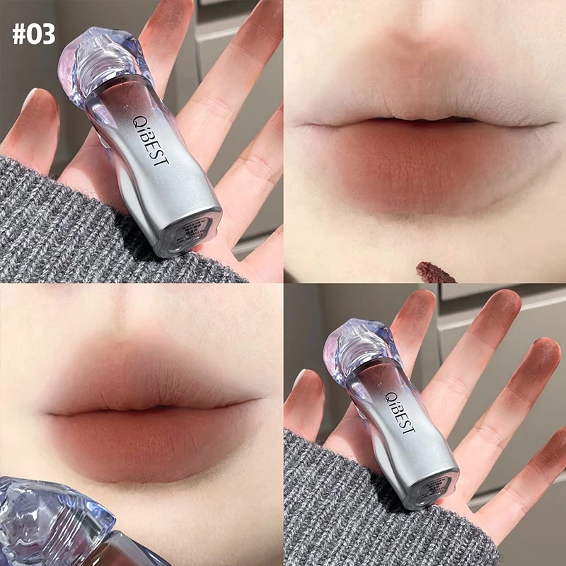 Matte Velvet Lip Tint Long Lasting - QIBEST Matowa Aksamitna Pomadka w Płynie