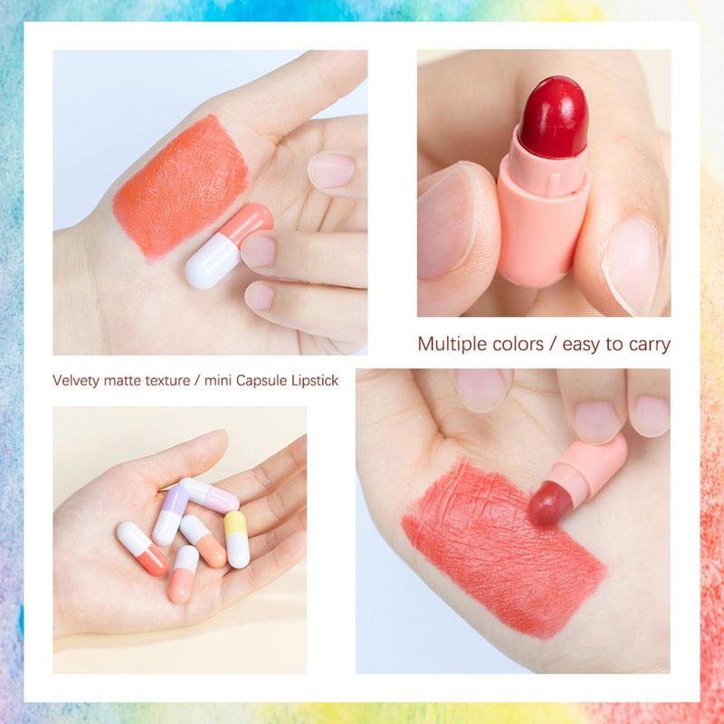 Zestaw Mini pomadka 6 szt. Wod – Matte Velvet Lip Tint Long Lasting recenzja i cena