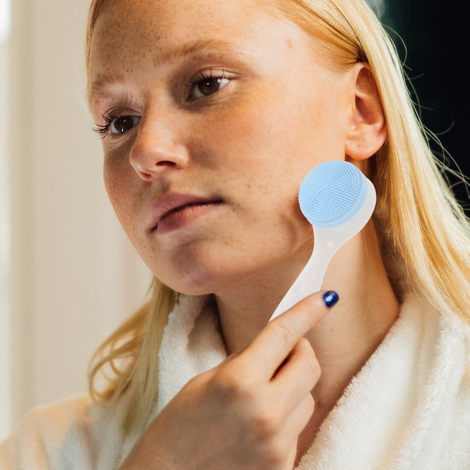 2 szt. Silikonowa szczoteczka  – Silicone Face Scrubber Electric recenzja i cena