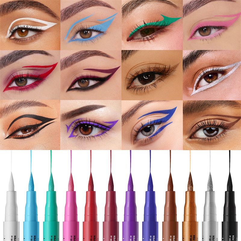 Matowy czerwony płynny eyeline – Waterproof Liquid Eyeliner Pen recenzja i cena