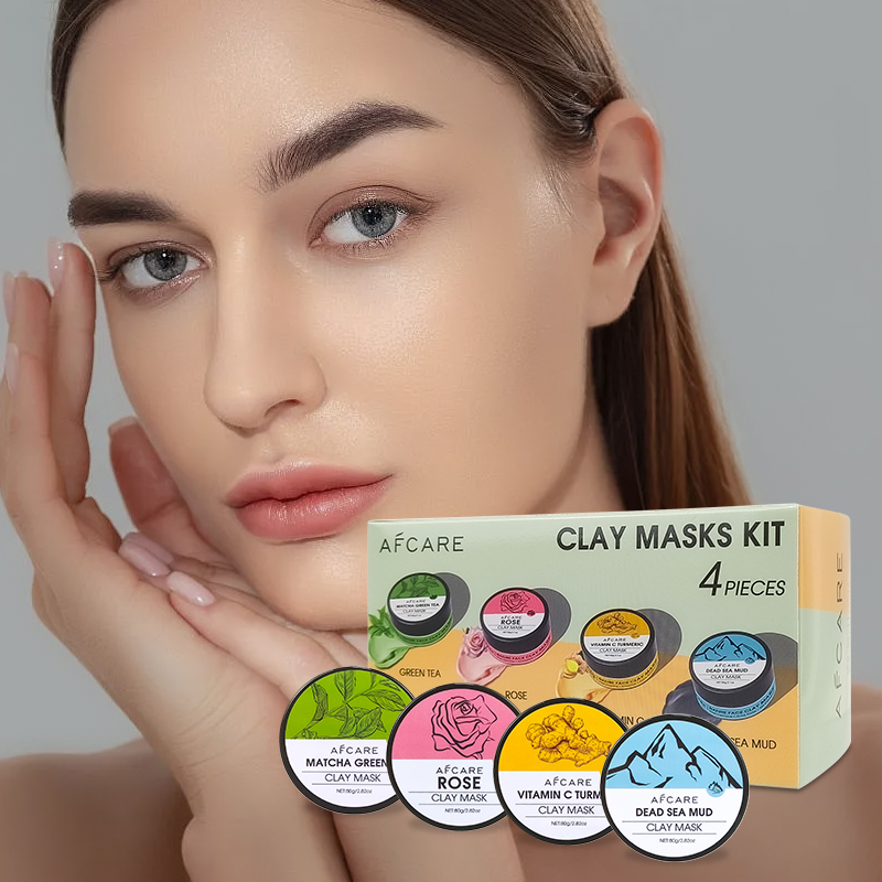 Zestaw 4 szt. glinkowych masec – Green Tea Cleansing Clay Mask recenzja i cena