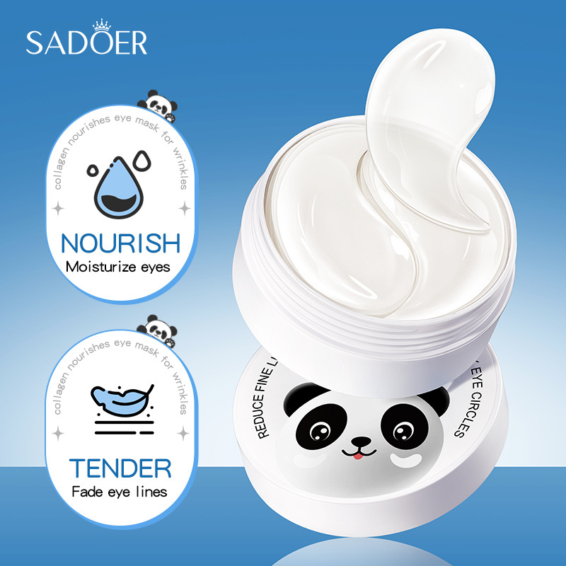60szt SADOER Crystal Collagen  – Collagen Under Eye Patches recenzja i cena