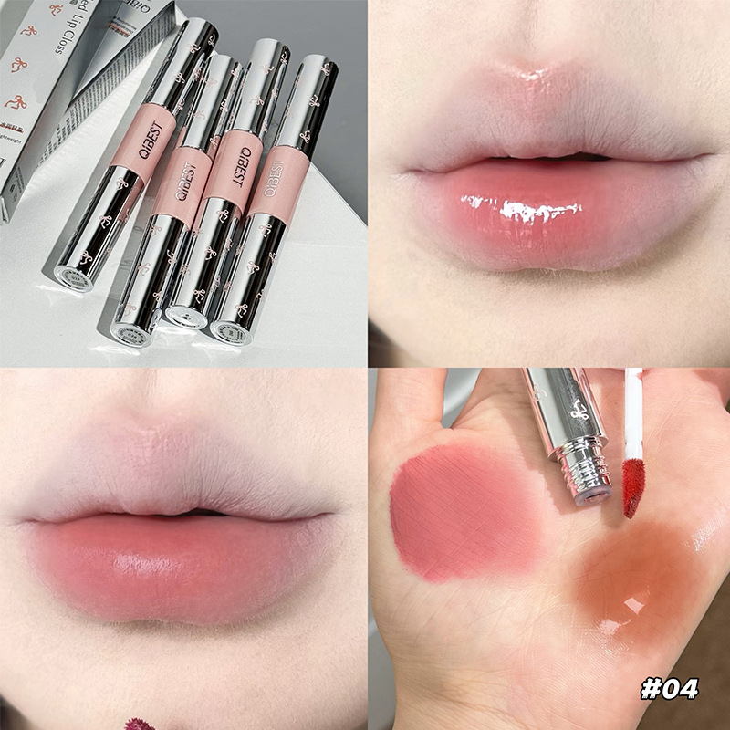 QIBEST Dwustronny Błyszczyk do – Matte Velvet Lip Tint Long Lasting recenzja i cena