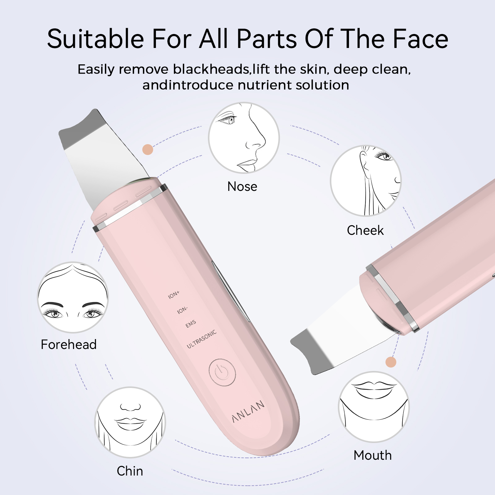 ANLAN ultradźwiękowe urządzeni – Led Light Therapy Face Mask recenzja i cena