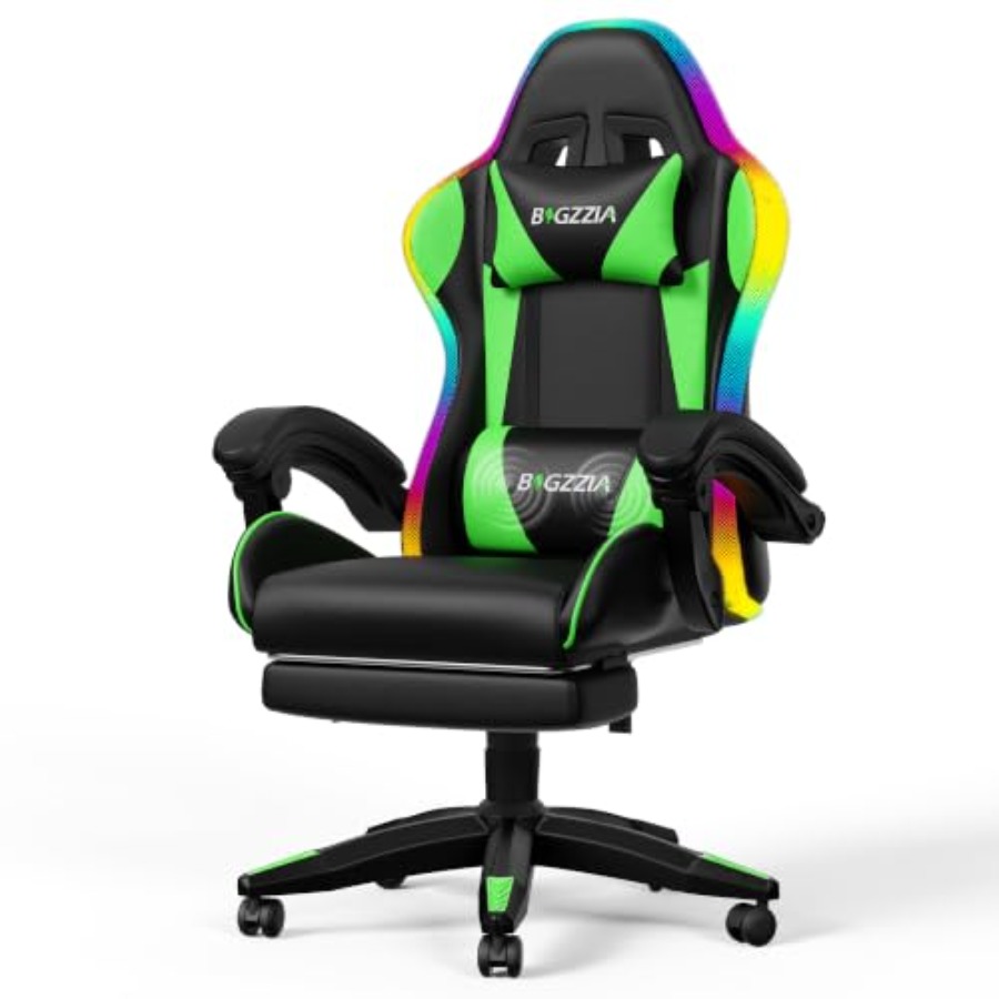 Gamingowy fotel RGB z podnóżki – Massage recenzja i cena