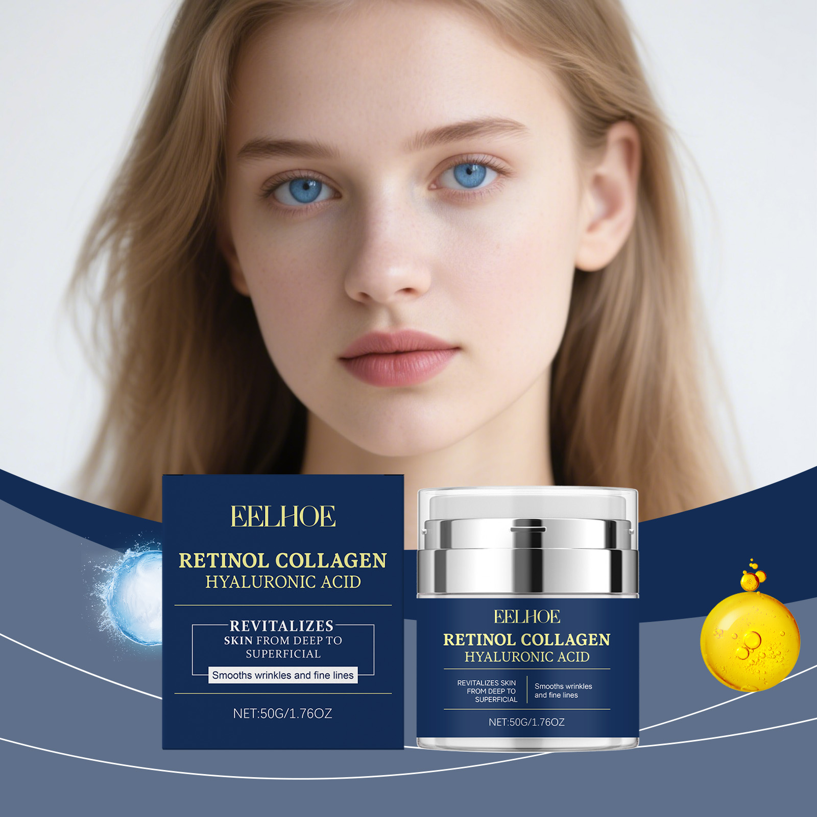 EELHOE Krem z Retinolem i Kola – Retinol Anti Wrinkle Cream recenzja i cena