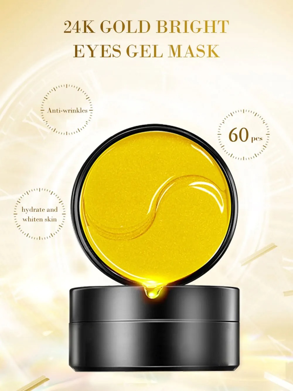 60 sztuk złota nawilżająca mas – Collagen Under Eye Patches recenzja i cena