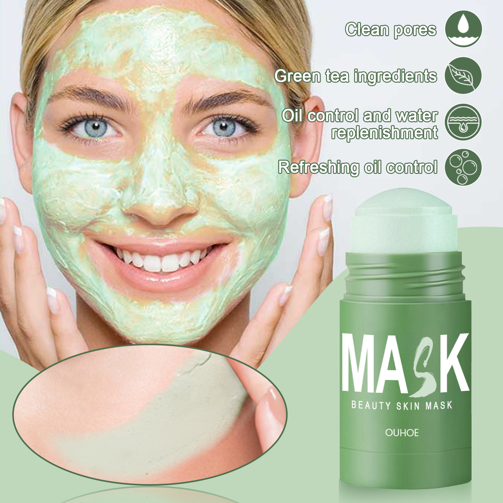 Maseczka w sztyfcie z zieloną  – Green Tea Cleansing Clay Mask recenzja i cena
