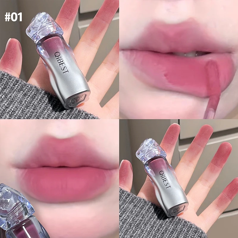 QIBEST Matowa Aksamitna Pomadk – Matte Velvet Lip Tint Long Lasting recenzja i cena